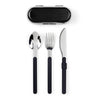 Grey removable cutlery set
