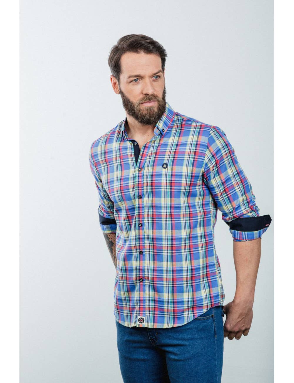 SK 402 PLAID SHIRT